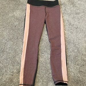 Fabletics extra small pink and grey leggings